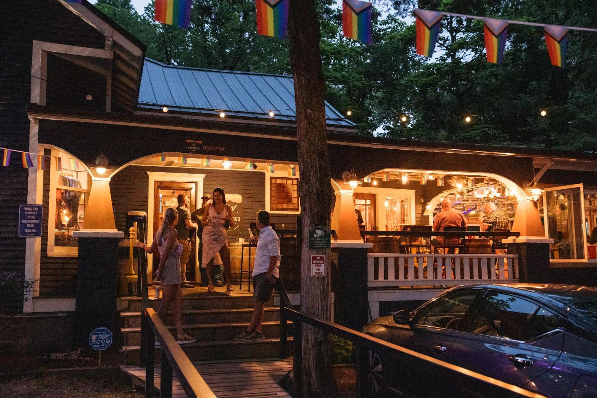 The Wanderoo Lodge Eureka Springs Exterior foto